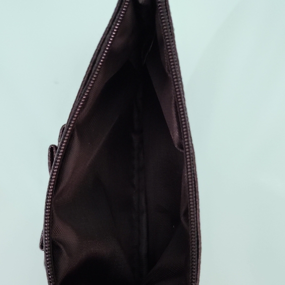 Lord & Taylor Cosmetic Pouch with Gold Accent - Picture 3 of 6